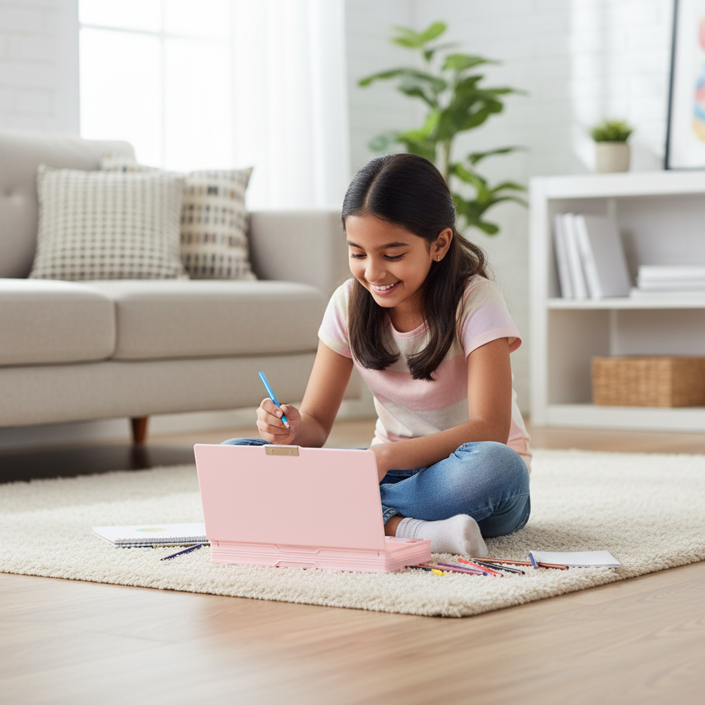 Nice Day Penguin Lock Pencil Box