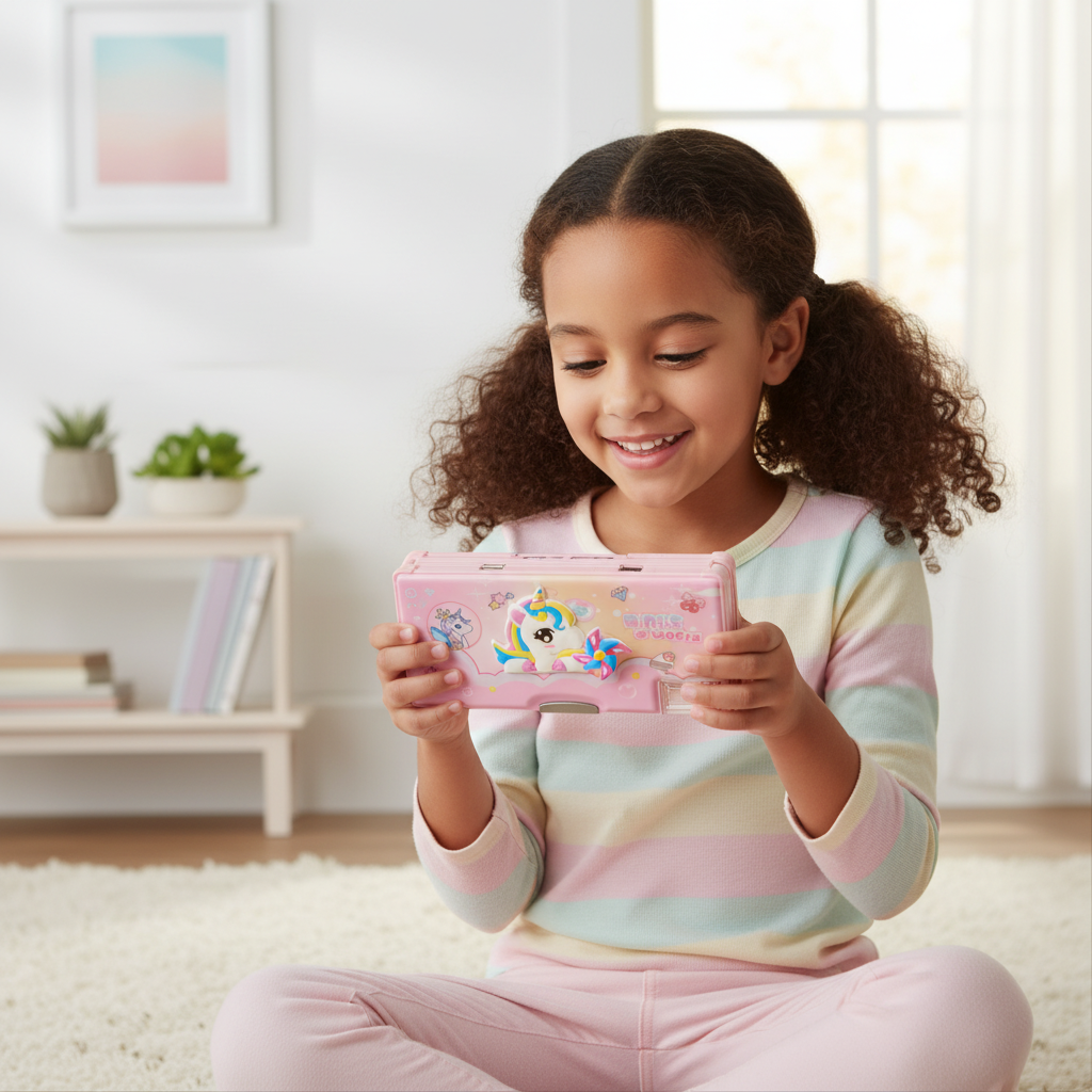 Nice Day Penguin Lock Pencil Box