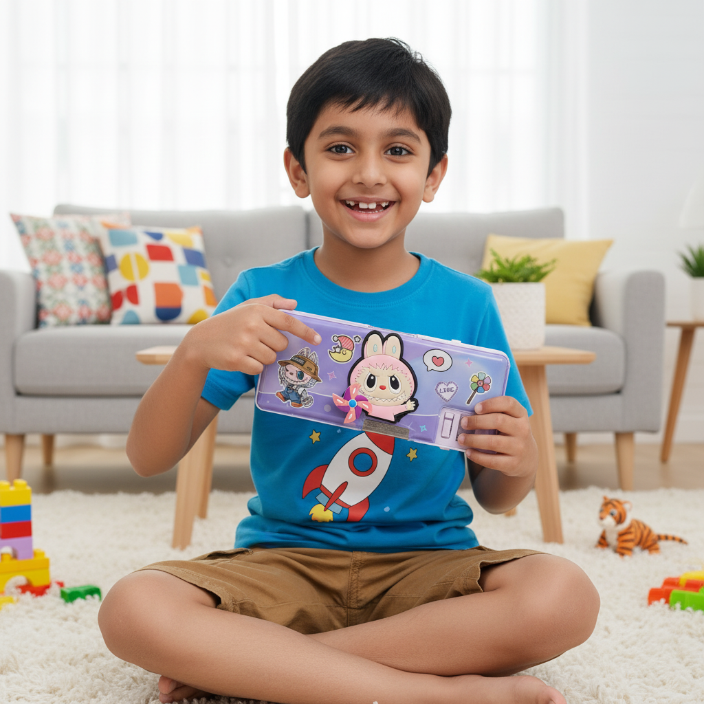 Magic Unicorn Lock Pencil Box