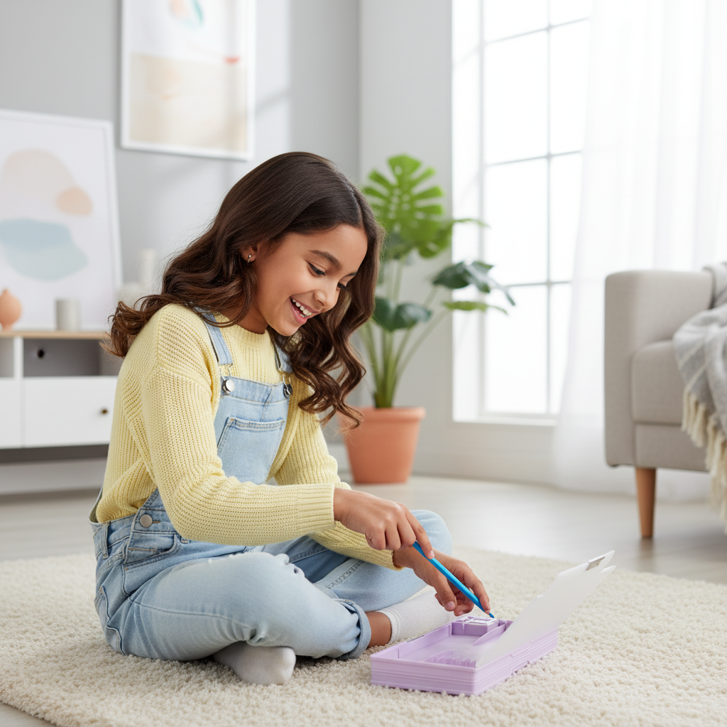 Nice Day Penguin Lock Pencil Box