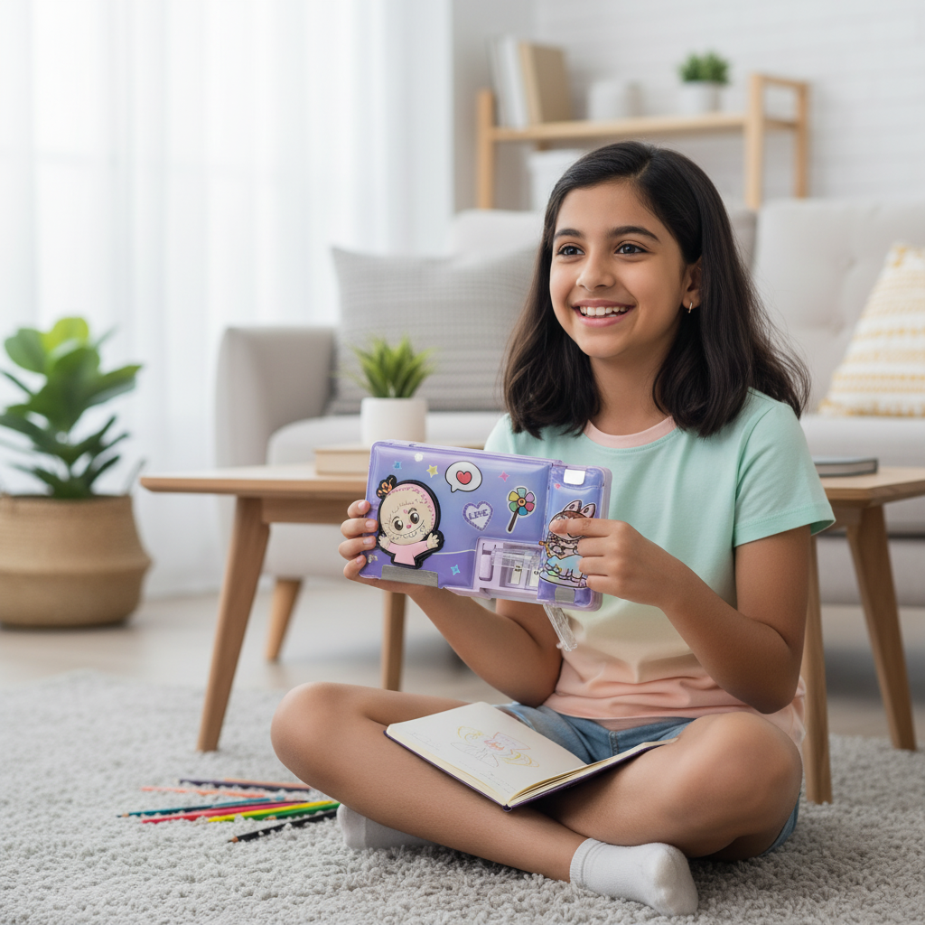 Magic Unicorn Lock Pencil Box