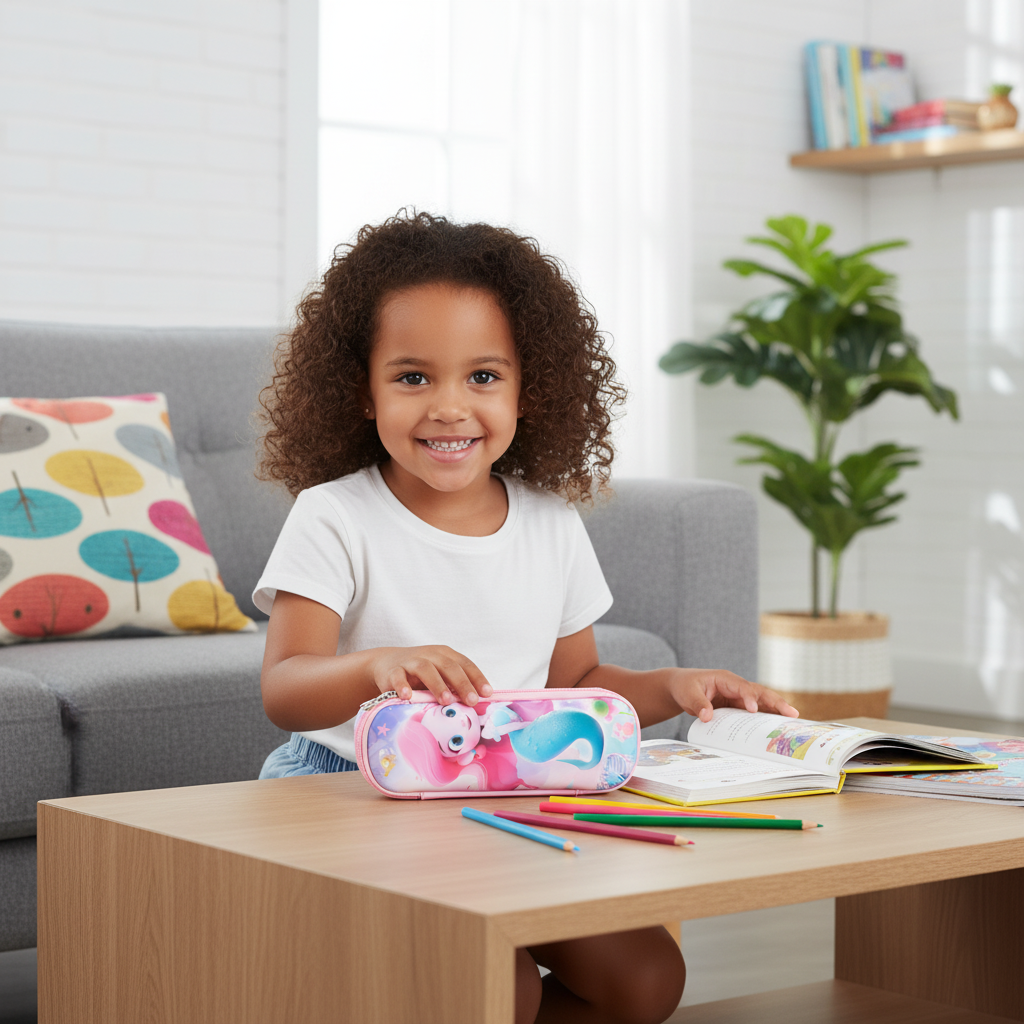 Galaxy Astronaut Zipper Pencil Pouch