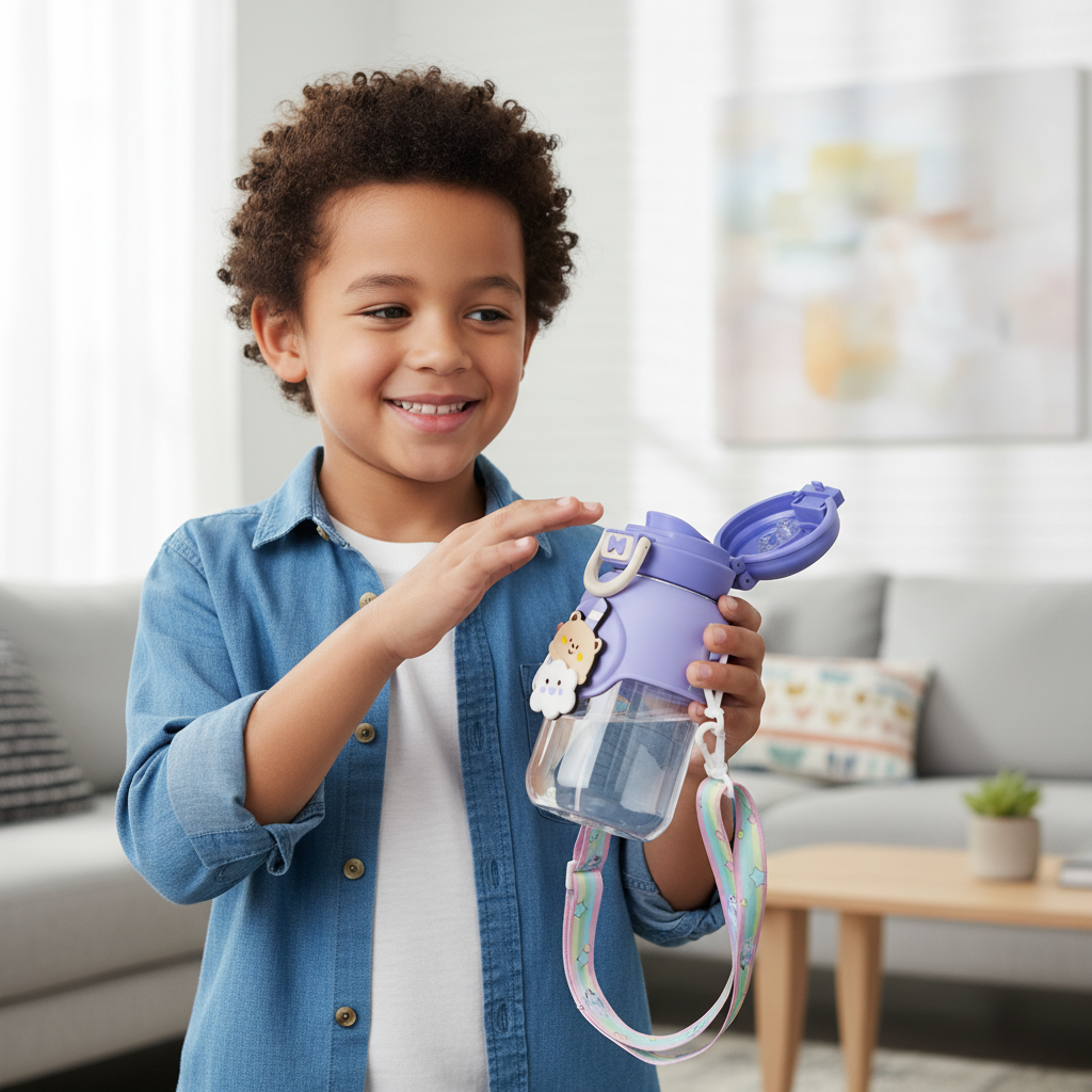 Sweet Mint Ice Cream Sipper Bottle