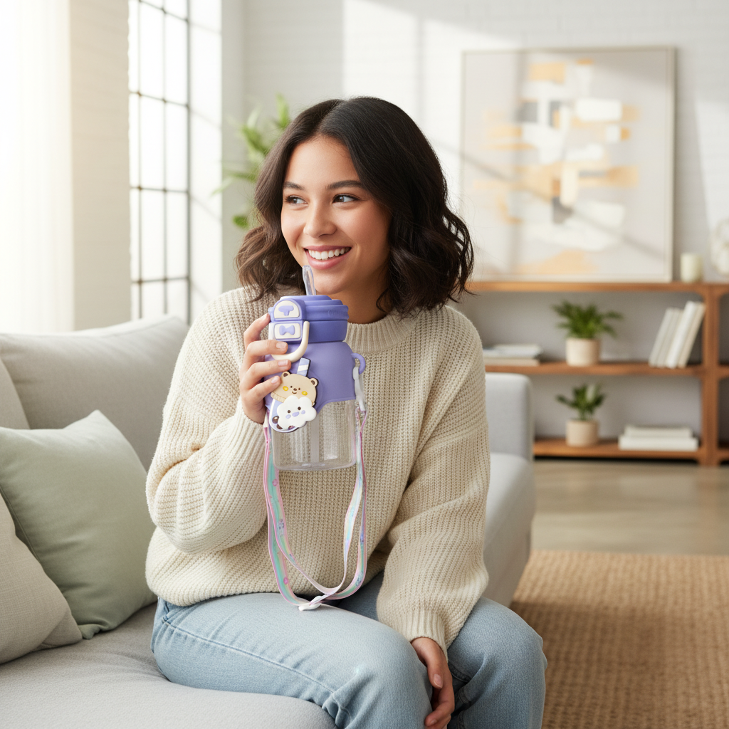 Sweet Mint Ice Cream Sipper Bottle
