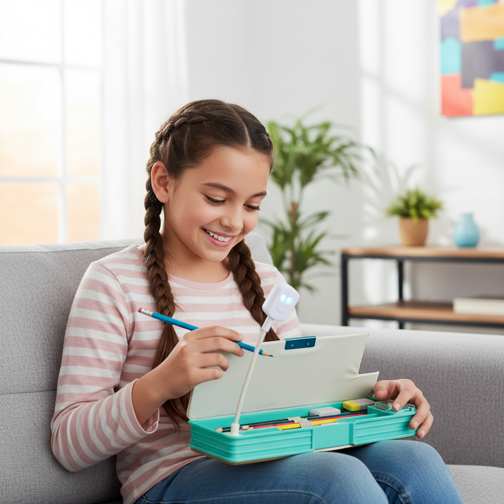Cosmic Adventure Rocket Lock Pencil Box