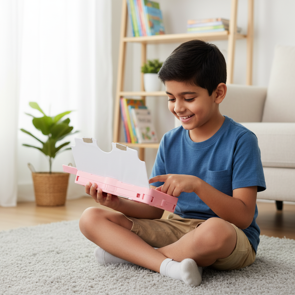Space Mission Astronaut Lock Pencil Box