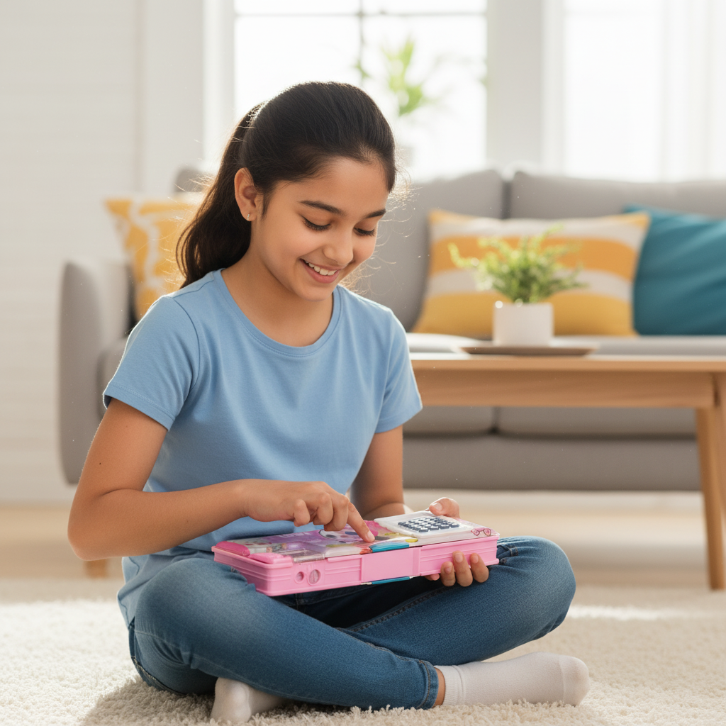 Love Friends Penguin Utility Pencil Box