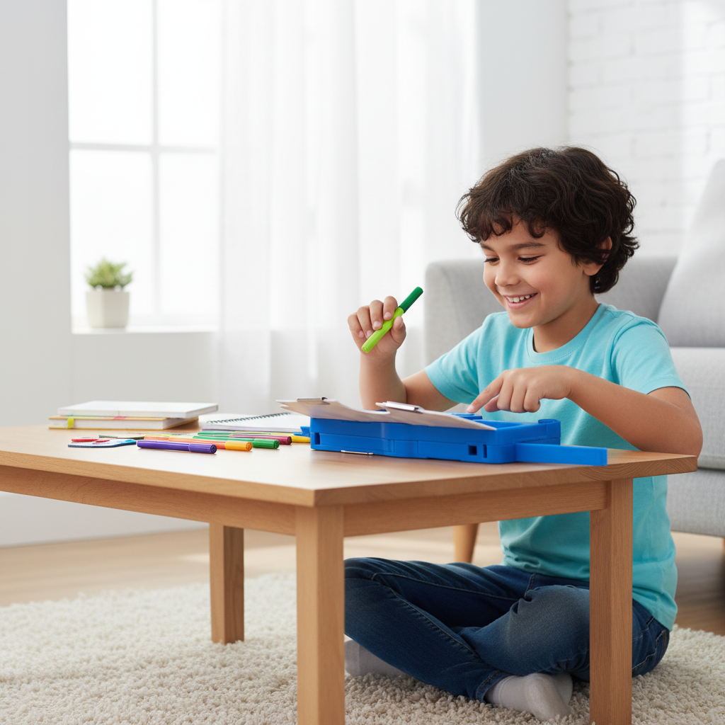 Space Mission Astronaut Lock Pencil Box