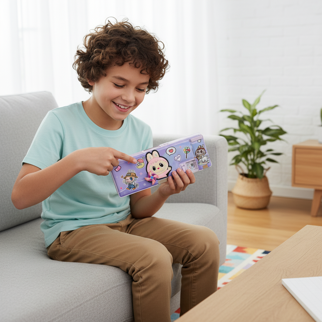 Magic Unicorn Lock Pencil Box