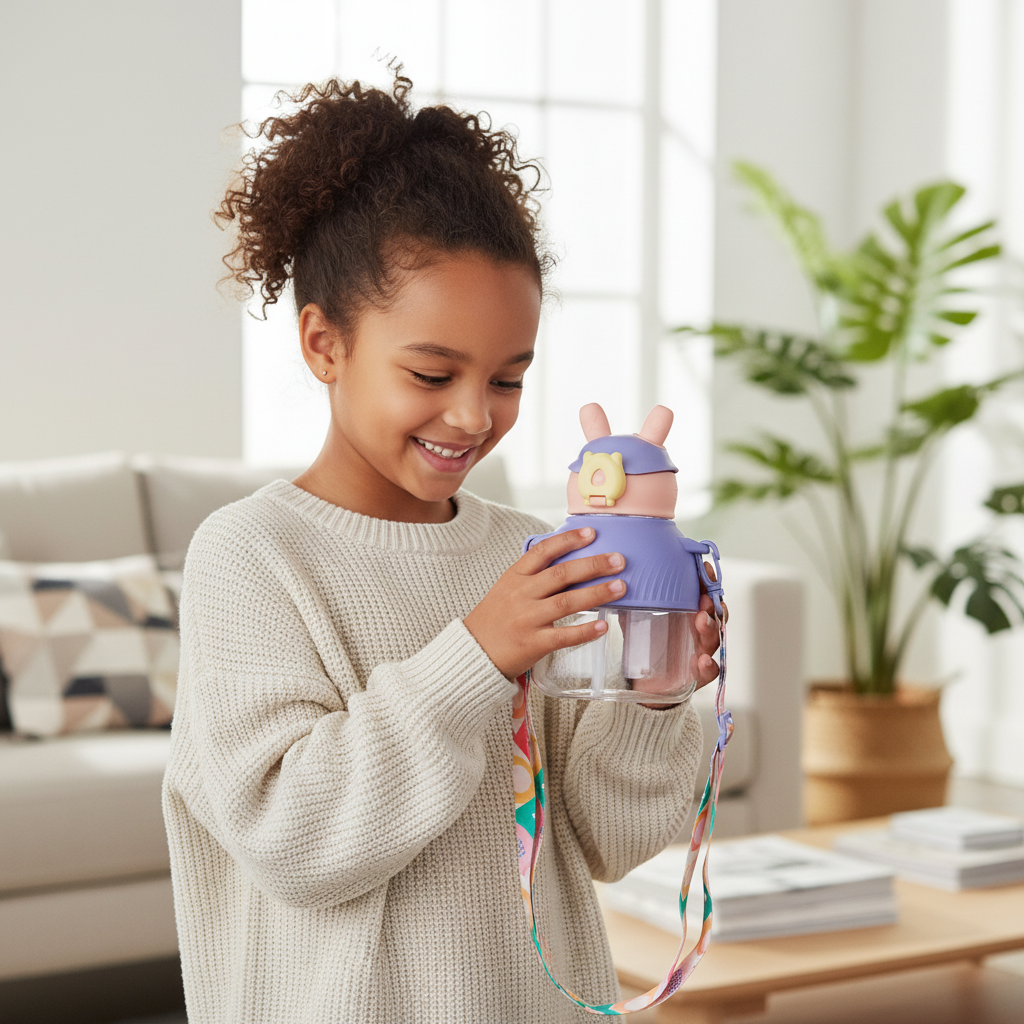 Playful Hoodie Bunny Bottle