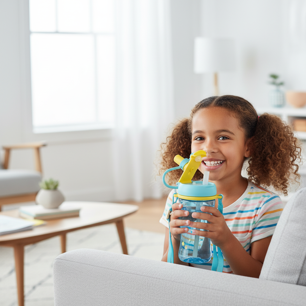 Summer Sip Straw Bottle