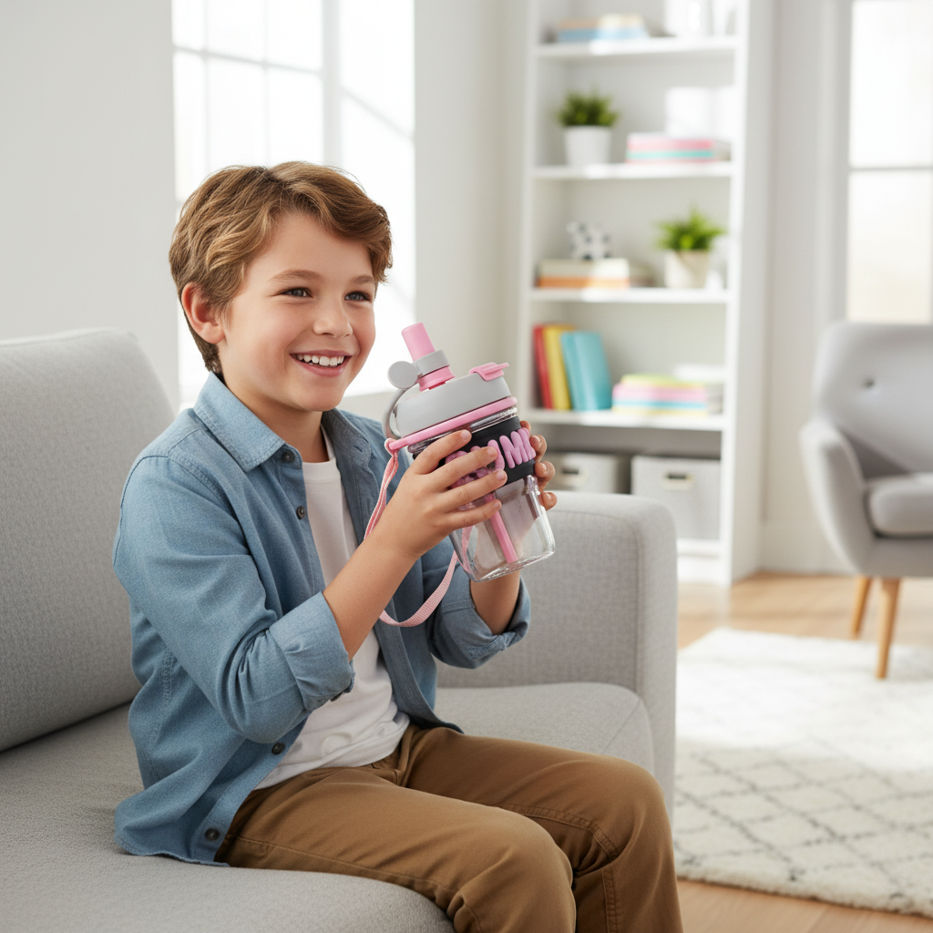 Summer Sip Straw Bottle