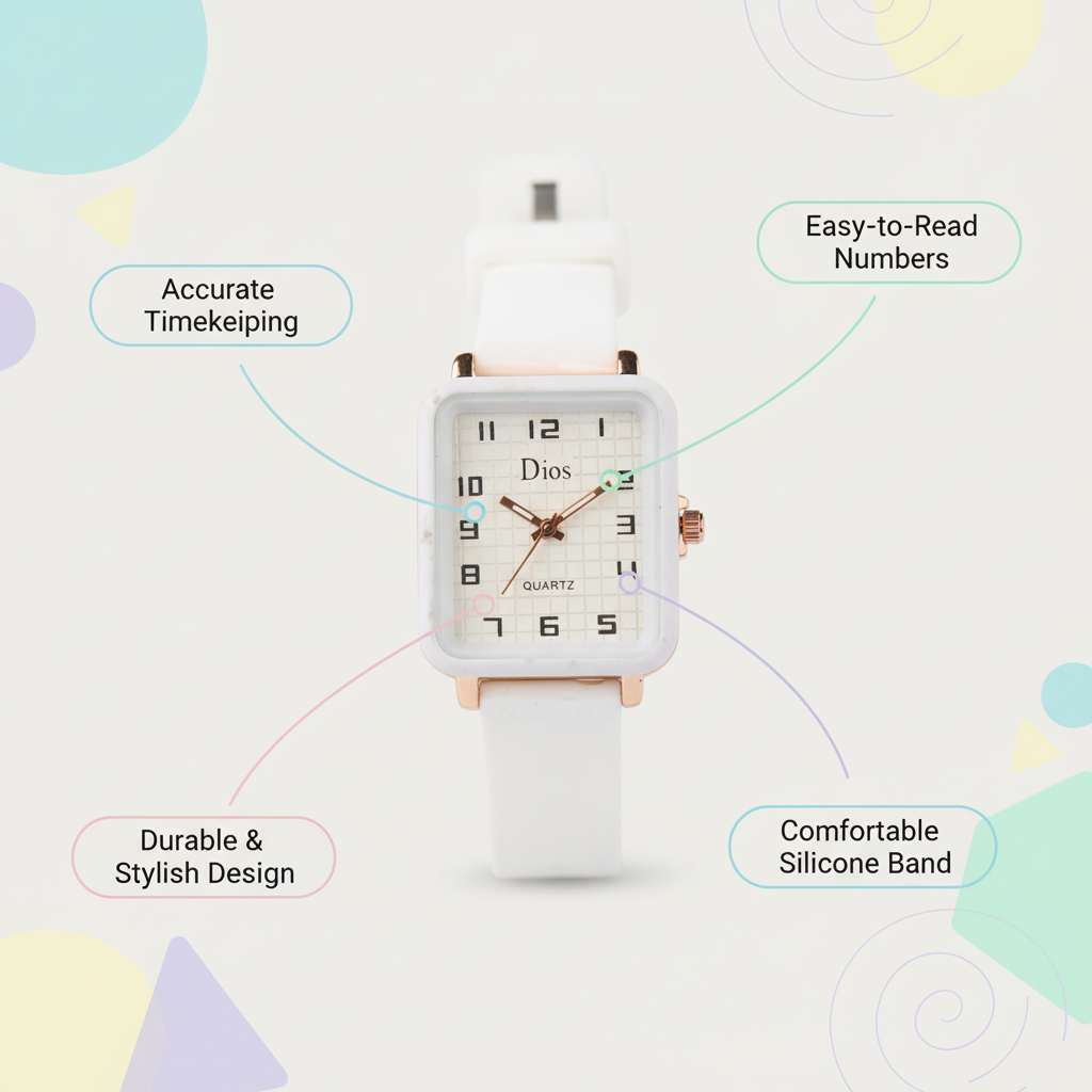 Grid Square Dios Watch