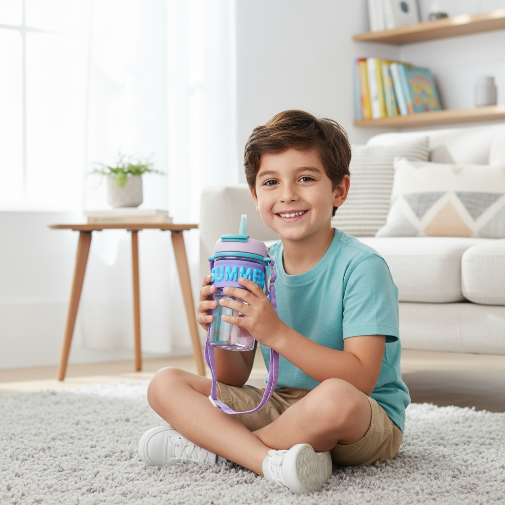 Summer Sip Straw Bottle