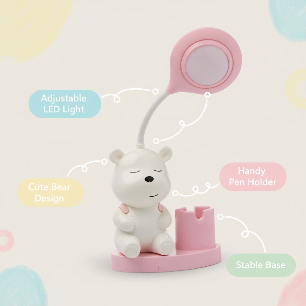 Sleeping Bear LED Study Lamp
