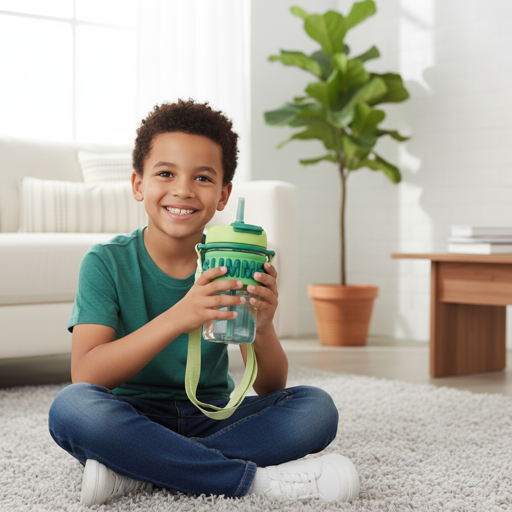 Summer Sip Straw Bottle