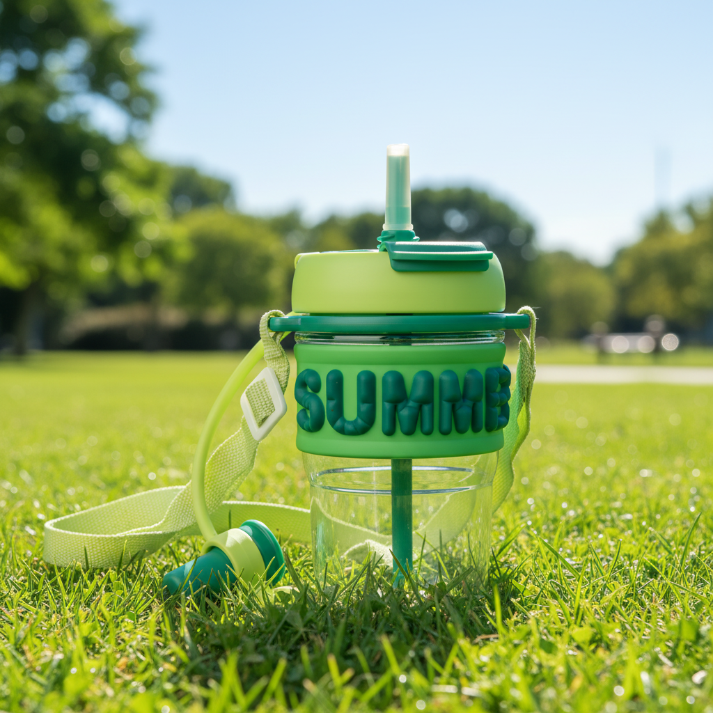Summer Sip Straw Bottle