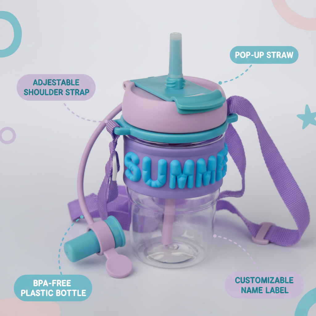 Summer Sip Straw Bottle