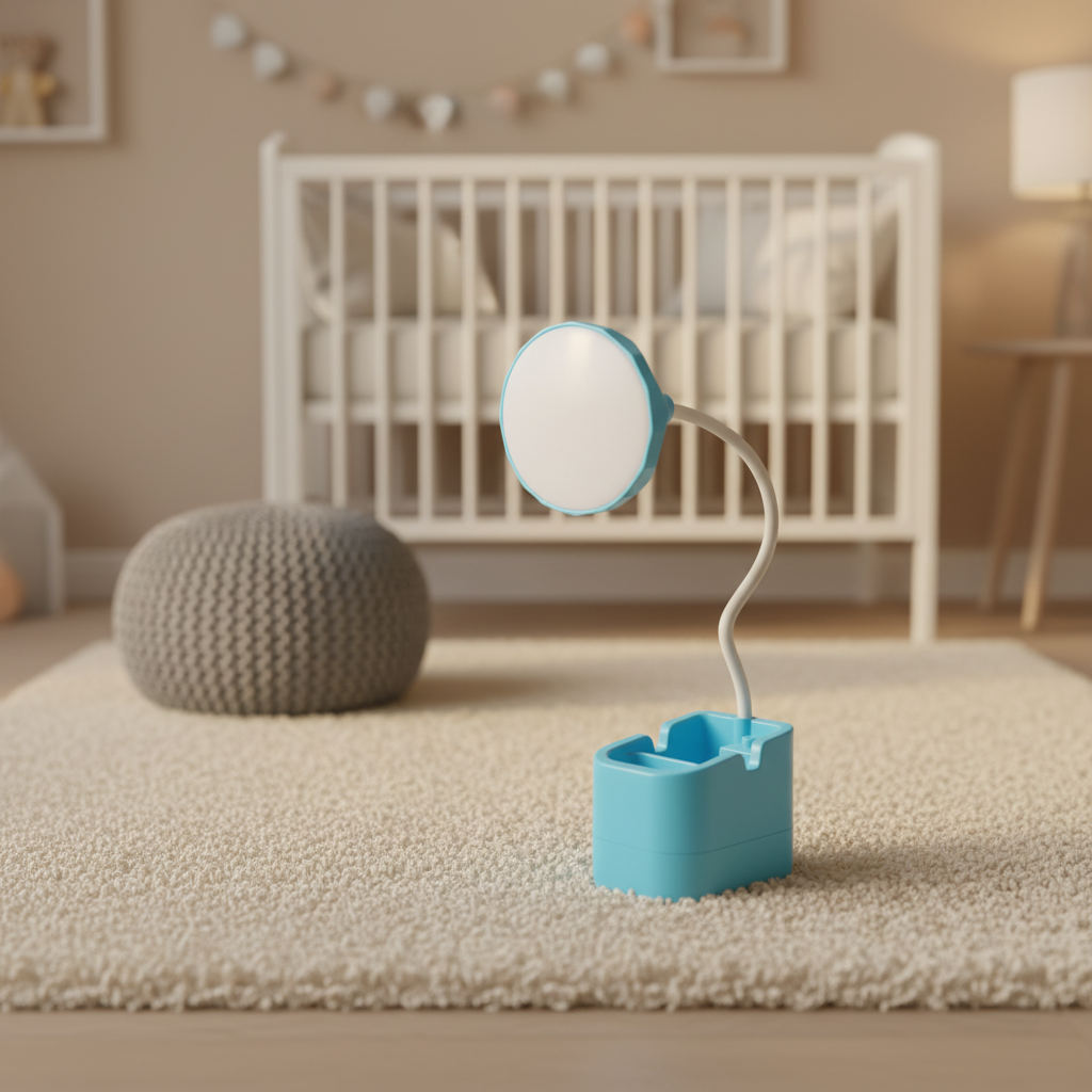 Mini Desk Organizer Lamp