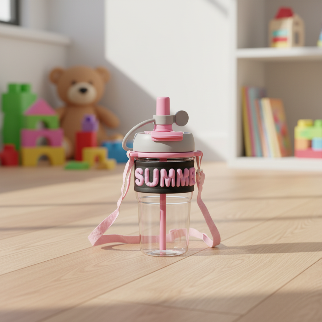 Summer Sip Straw Bottle