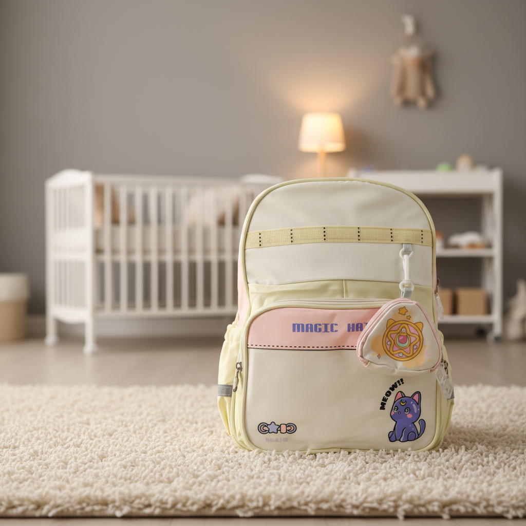 Magic Kitty Backpack with Charm Pouch