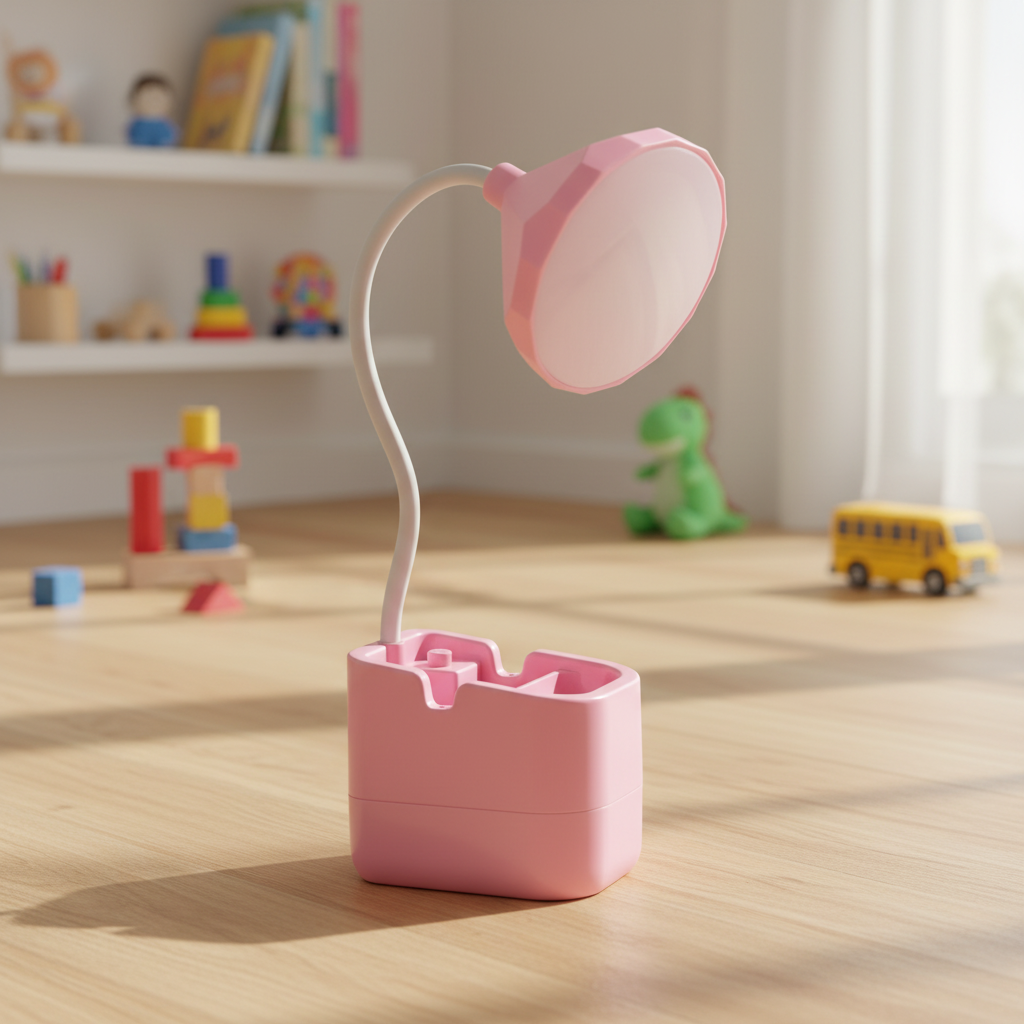 Mini Desk Organizer Lamp