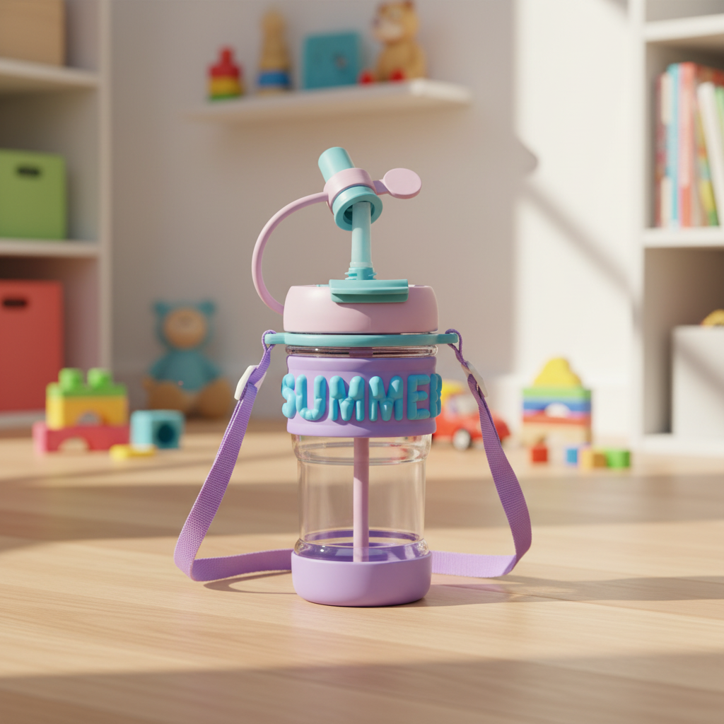 Summer Sip Straw Bottle