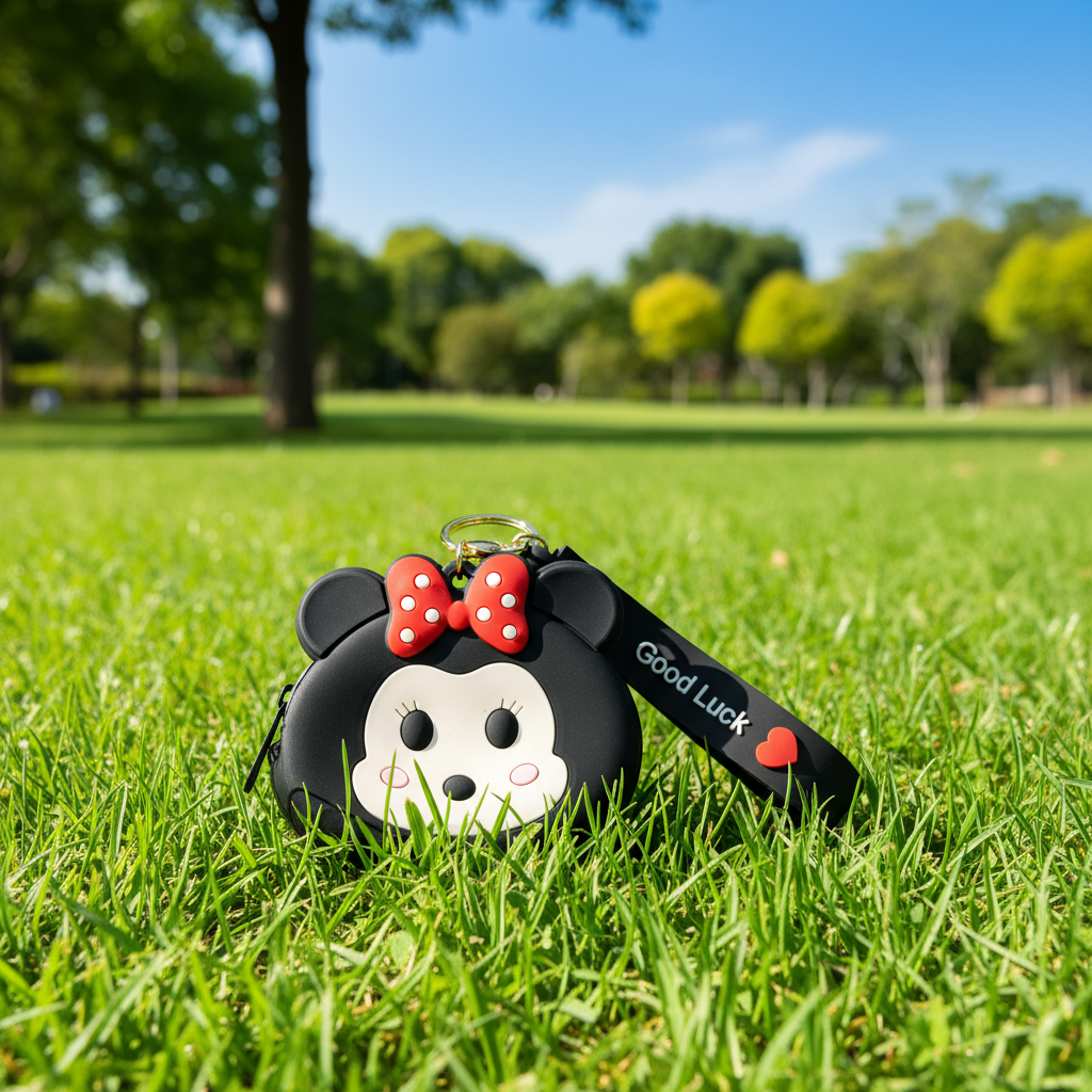 Minnie Character Silicone Coin Pouch
