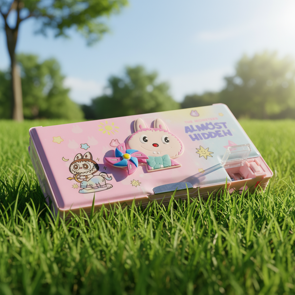 Nice Day Penguin Lock Pencil Box