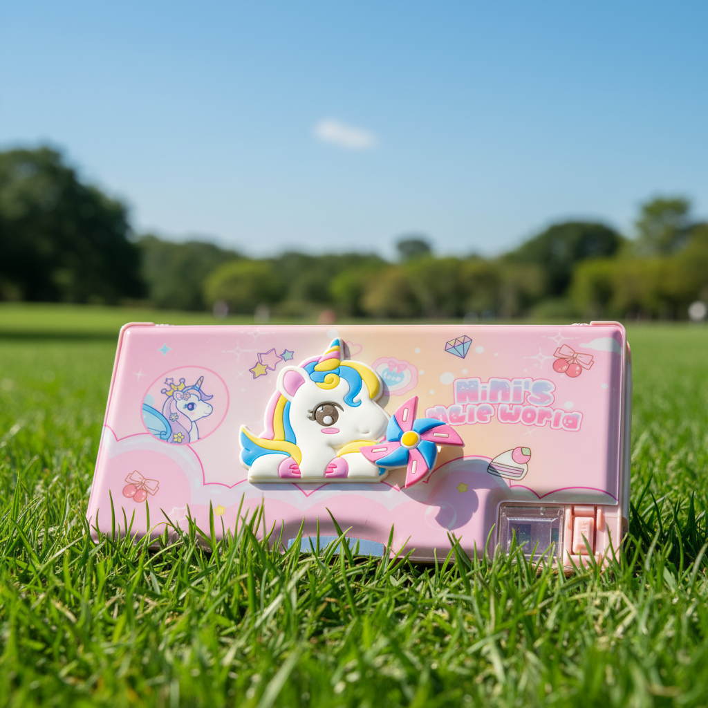 Nice Day Penguin Lock Pencil Box