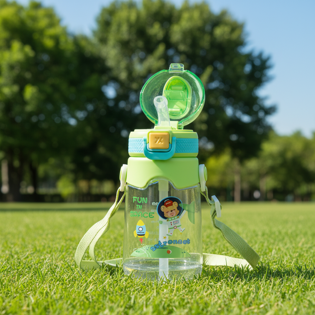Astro Explorer Kids Straw Bottle