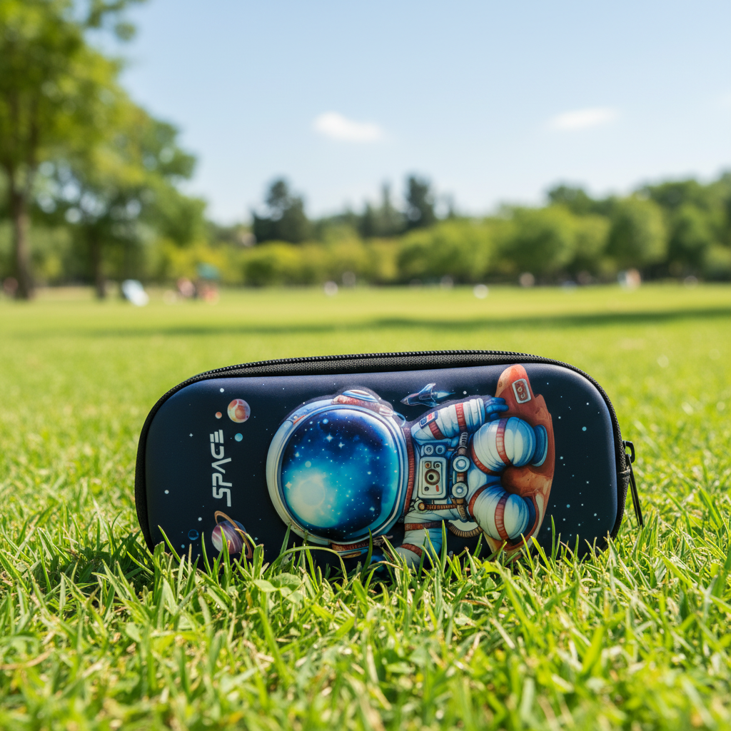 Galaxy Astronaut Zipper Pencil Pouch