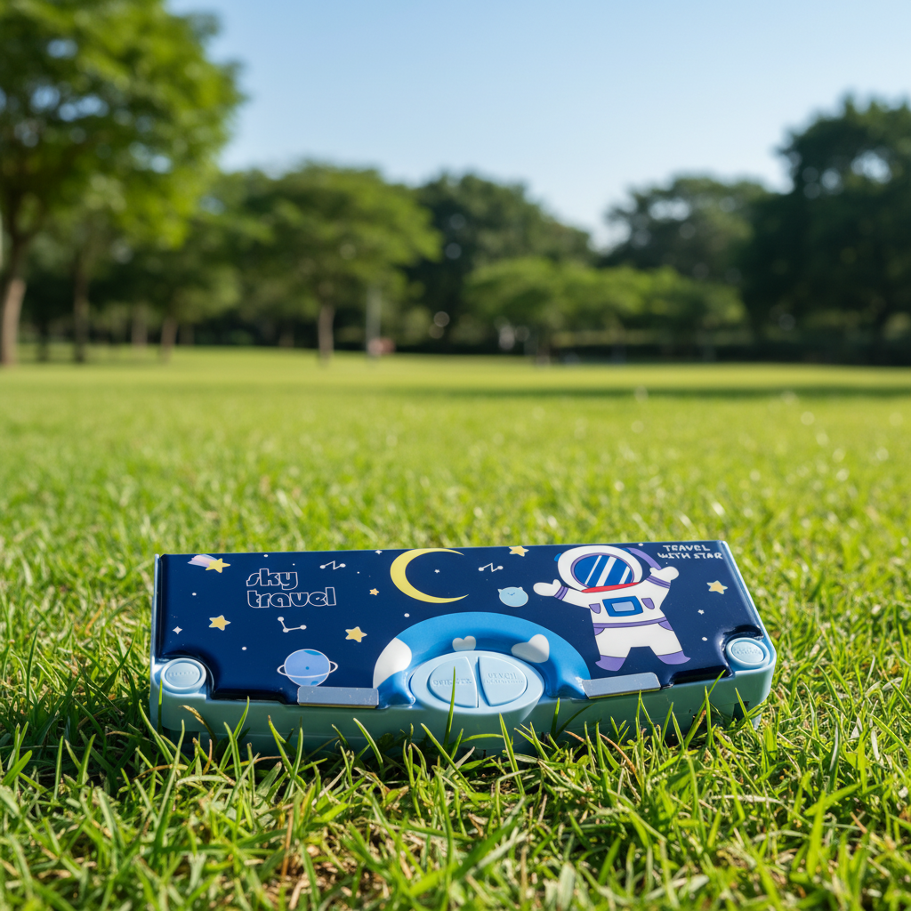 Space Mission Astronaut Lock Pencil Box