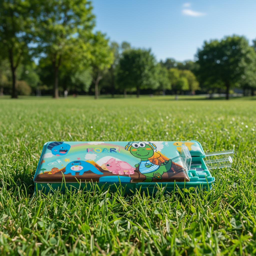 Cosmic Adventure Rocket Lock Pencil Box