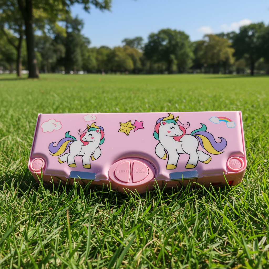 Space Mission Astronaut Lock Pencil Box