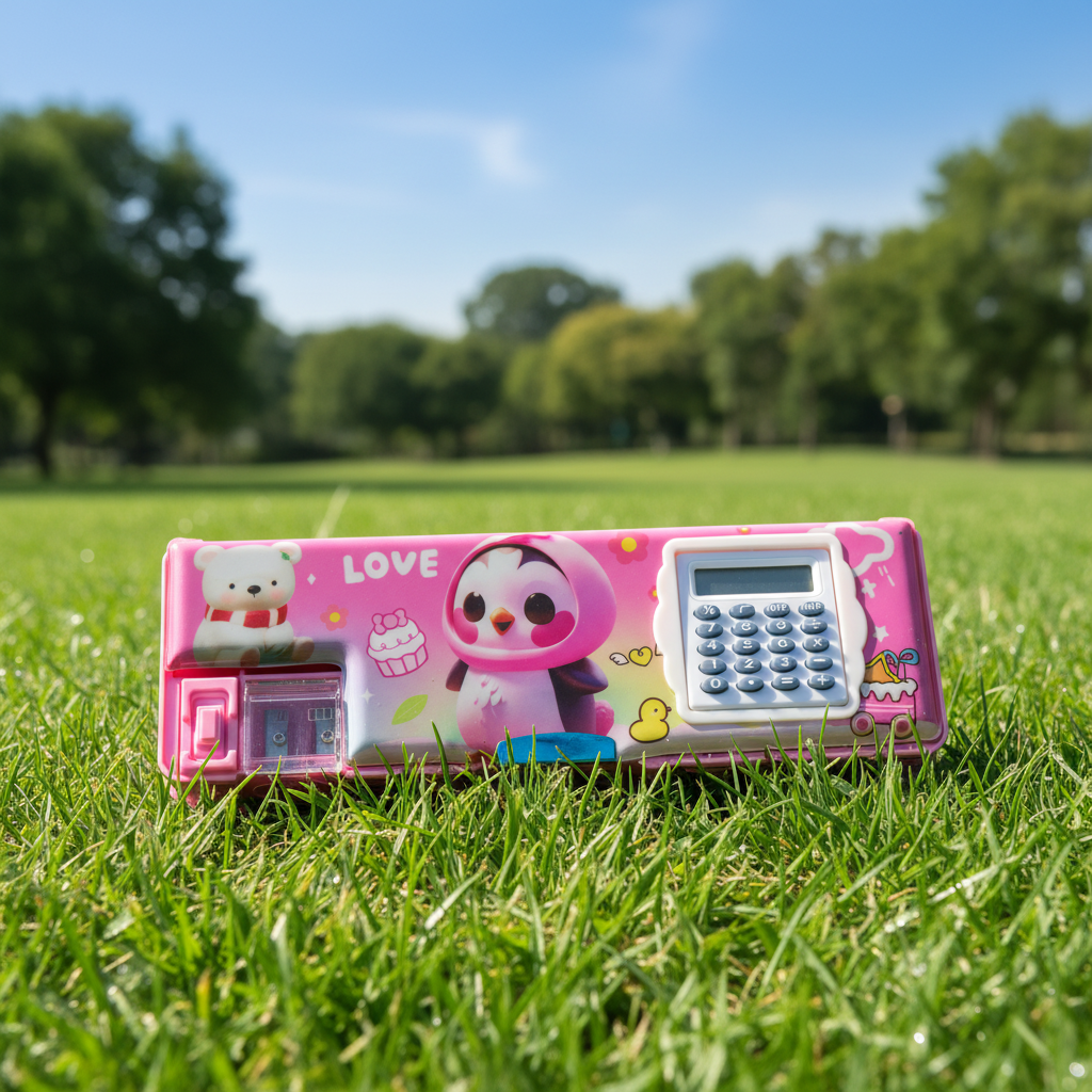 Love Friends Penguin Utility Pencil Box