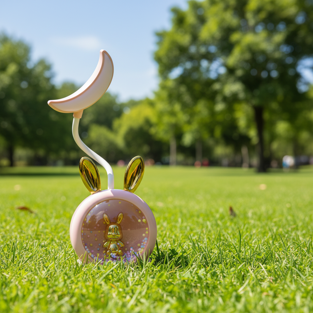 Golden Bunny Globe LED Night Lamp