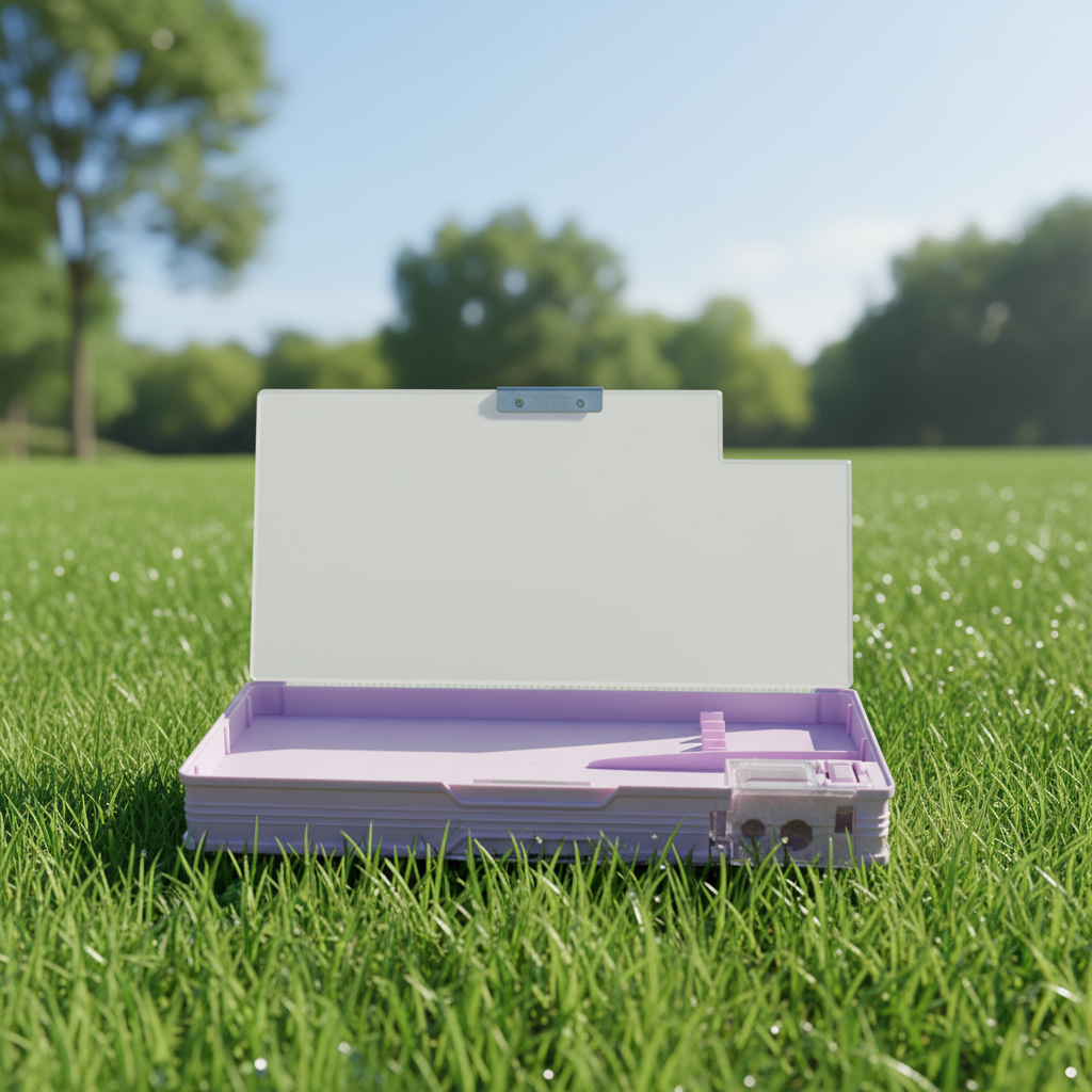 Nice Day Penguin Lock Pencil Box