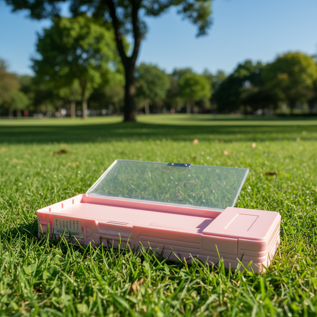 Cheerful Cat Study Lock Pencil Box
