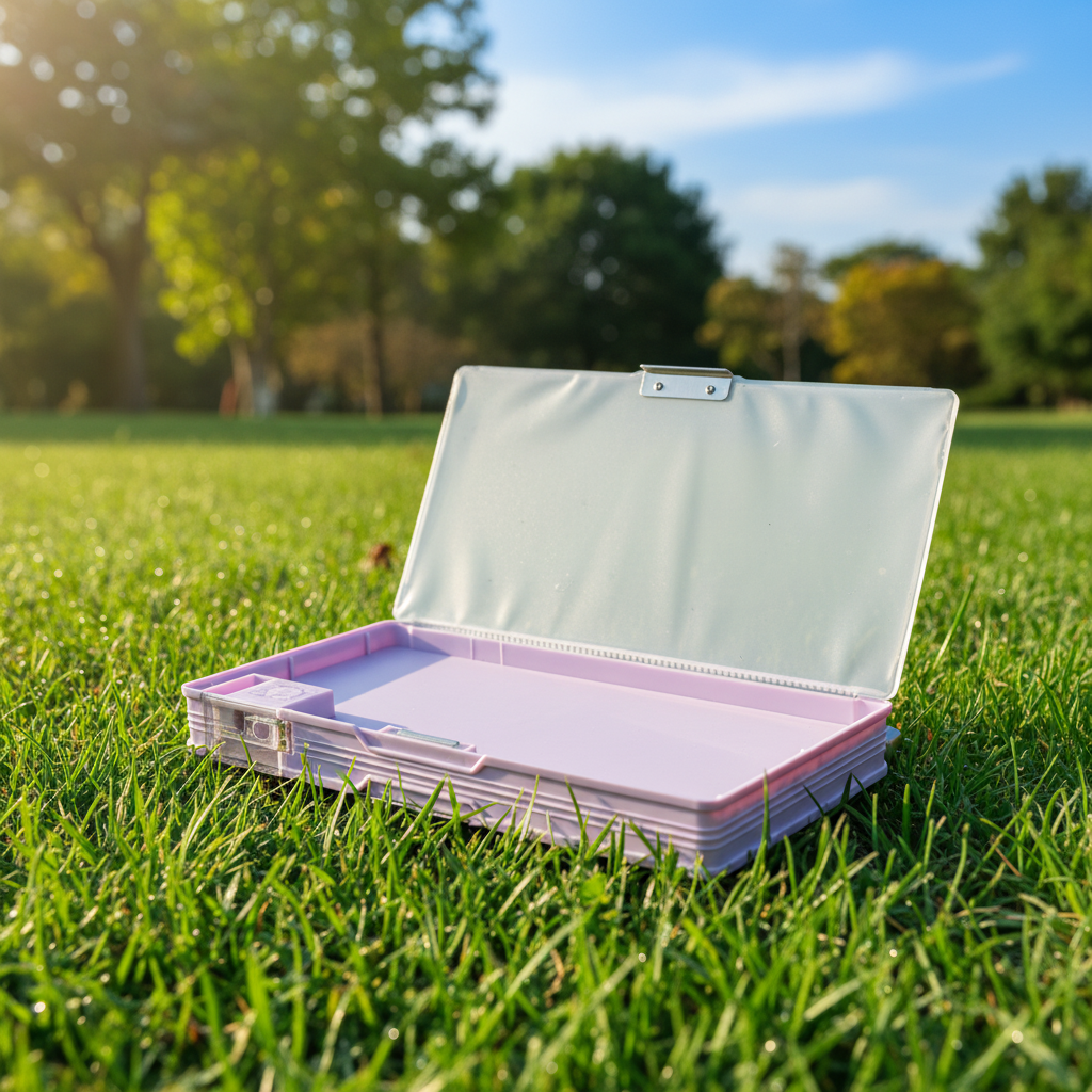 Nice Day Penguin Lock Pencil Box