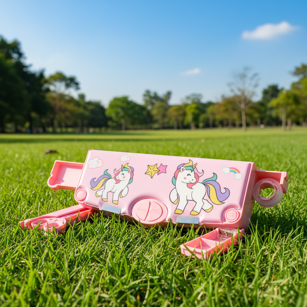 Space Mission Astronaut Lock Pencil Box