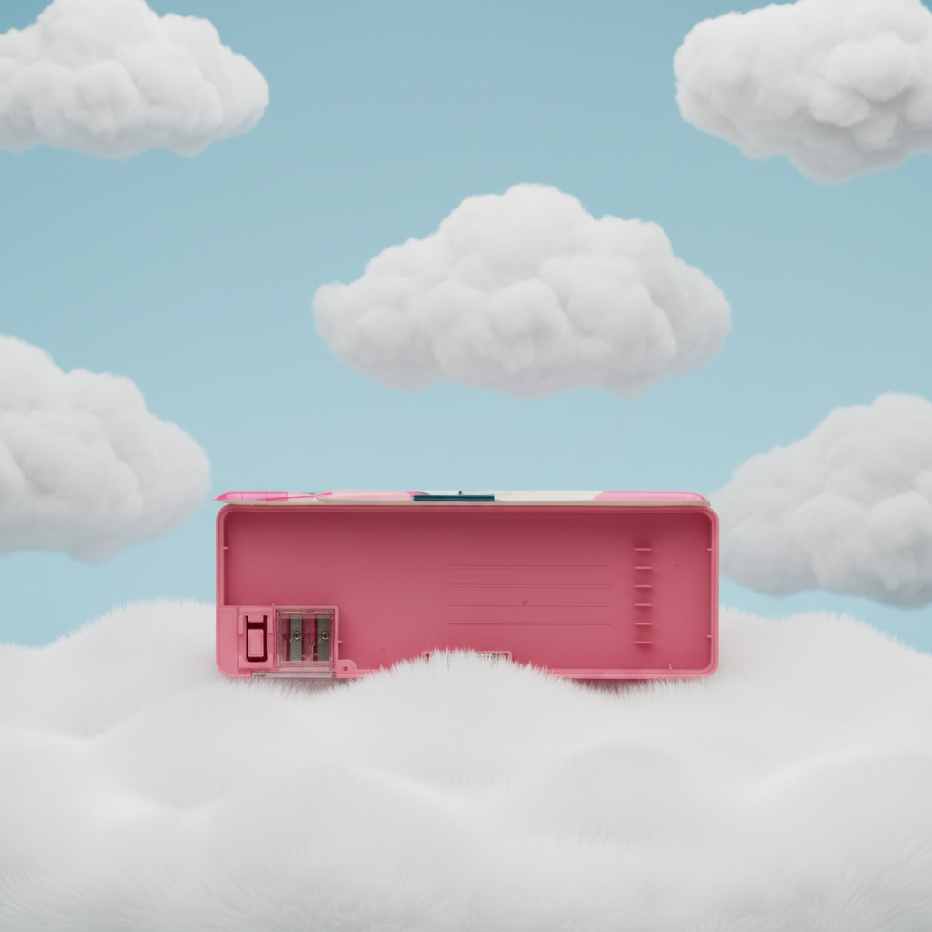 Cosmic Adventure Rocket Lock Pencil Box