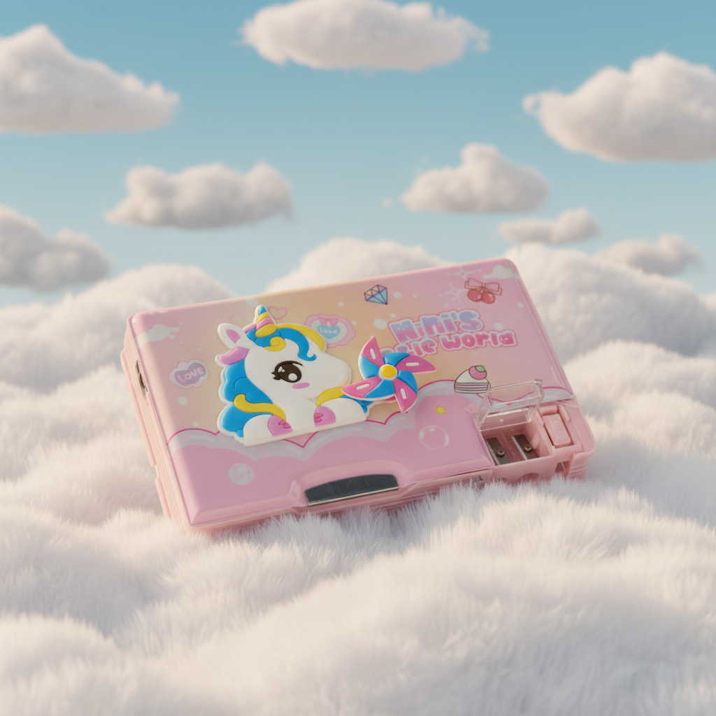 Nice Day Penguin Lock Pencil Box