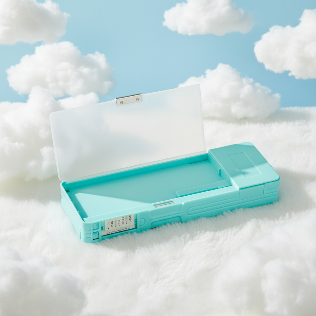 Smiley Dino Garden Lock Pencil Box