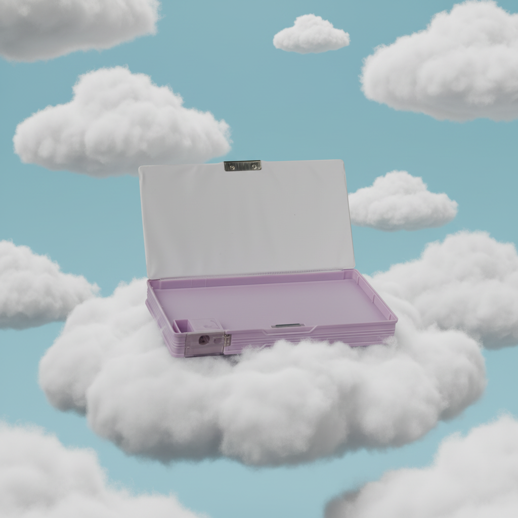 Nice Day Penguin Lock Pencil Box