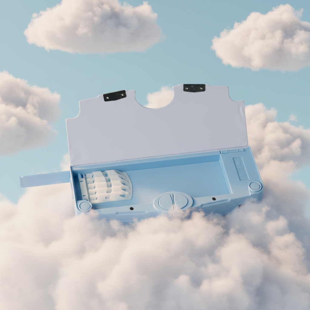 Space Mission Astronaut Lock Pencil Box