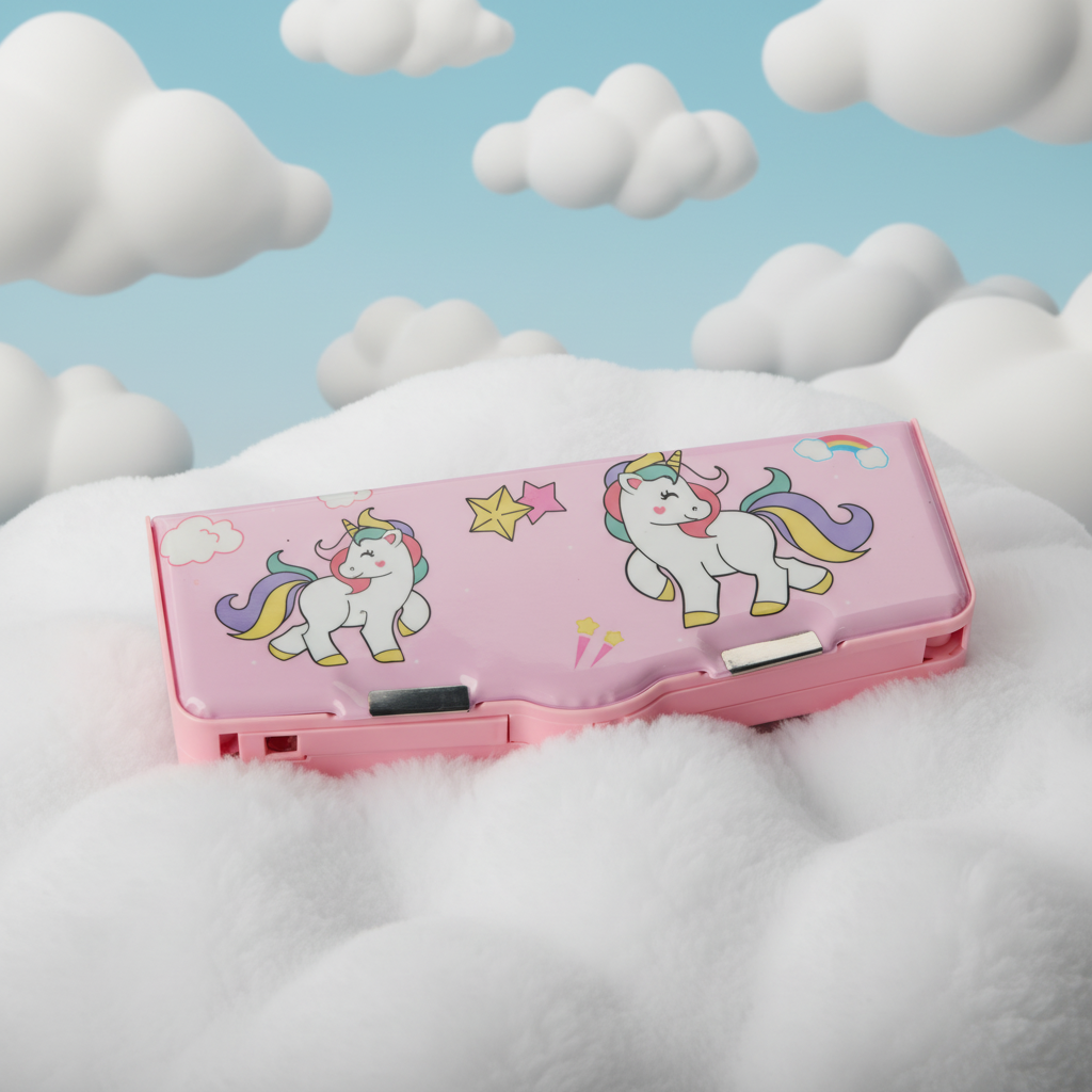 Space Mission Astronaut Lock Pencil Box