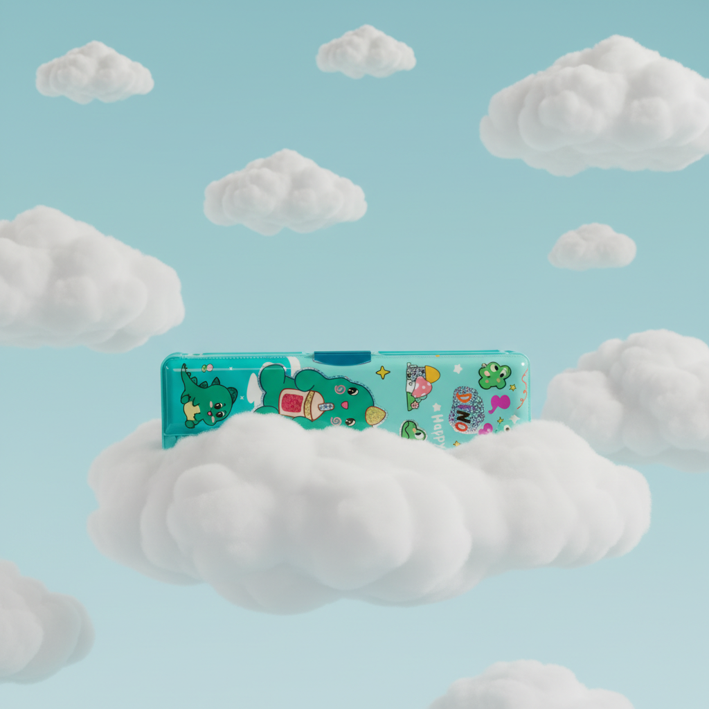 Cosmic Adventure Rocket Lock Pencil Box