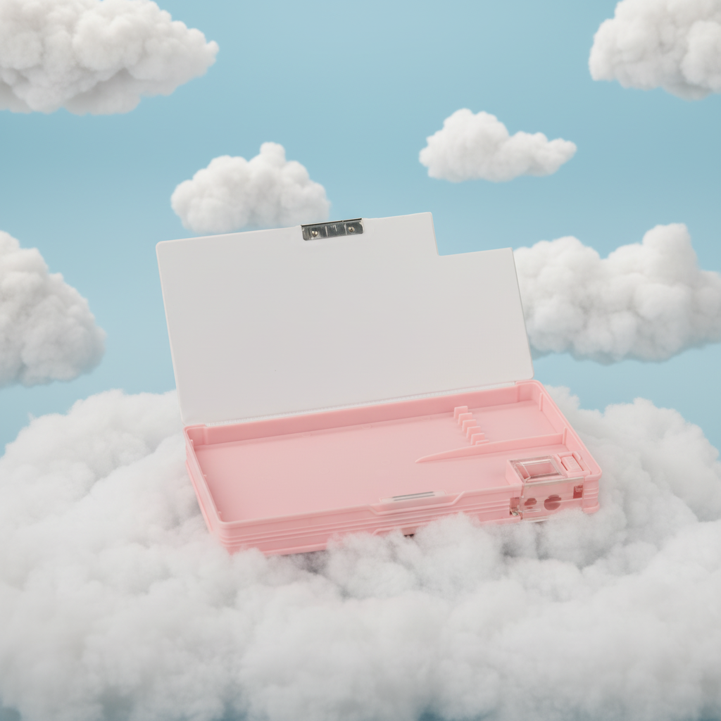 Nice Day Penguin Lock Pencil Box