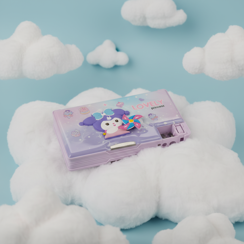 Nice Day Penguin Lock Pencil Box